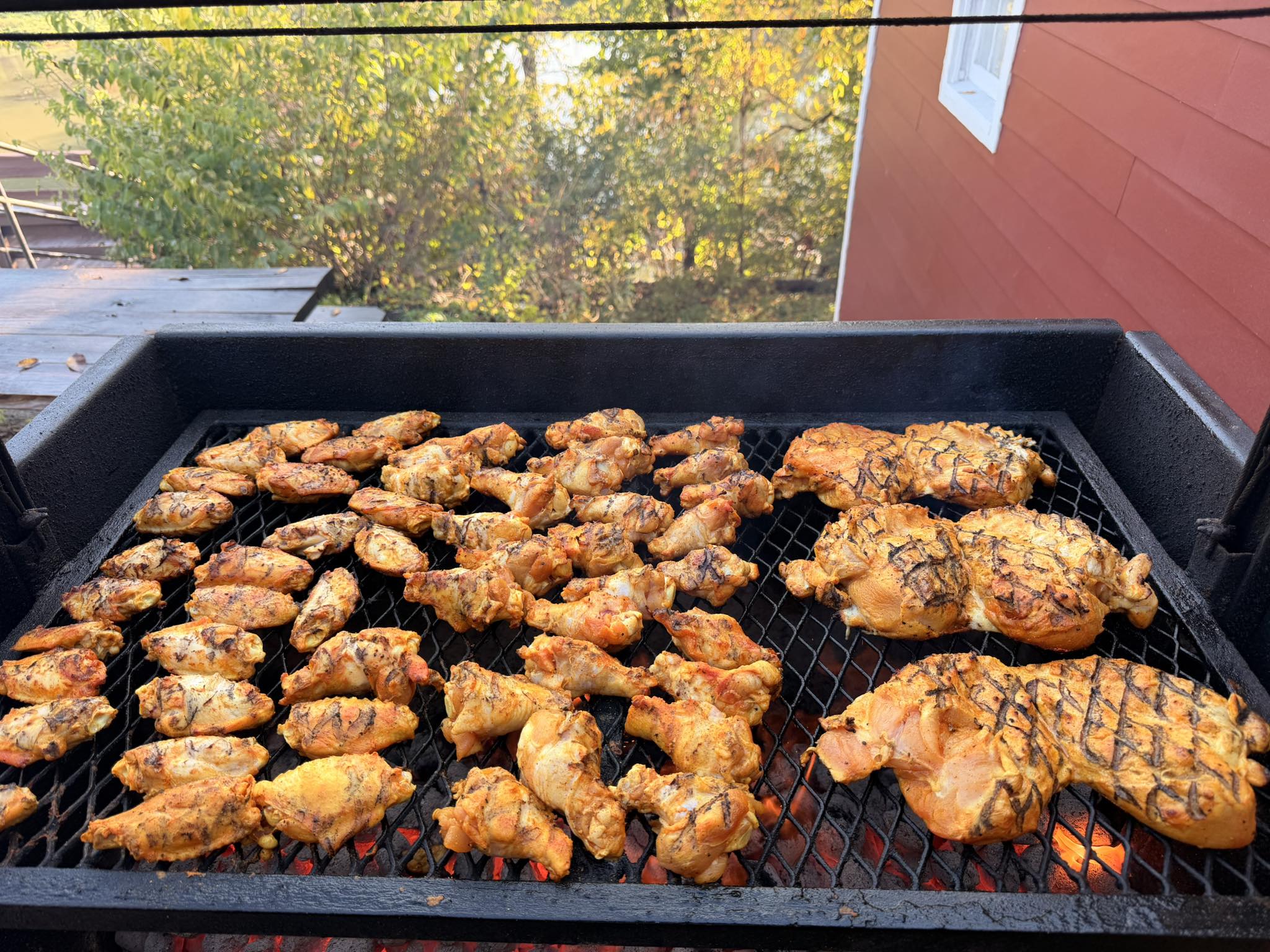 Chicken on Grill