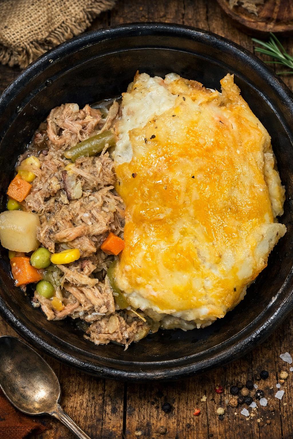 Smoked Pork Shepherd's Pie